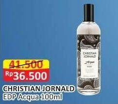 Promo Harga Christian Jornald Eau De Parfum Acqua 100 ml - Alfamart