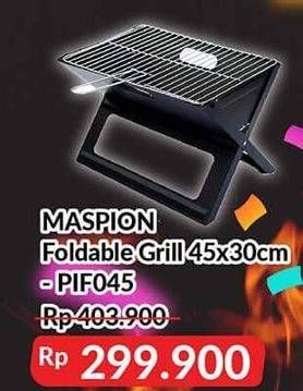 Promo Harga MASPION Foldable Grill 45x30cm  - Hypermart