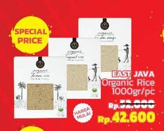 Promo Harga East Java Organic Rice 1 kg - LotteMart