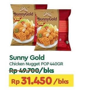 Promo Harga Sunny Gold Chicken Nugget Pop 440 gr - TIP TOP