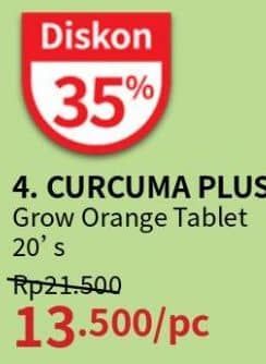 Promo Harga Curcuma Plus Go Talz Tablet Hisap Jeruk 20 pcs - Guardian