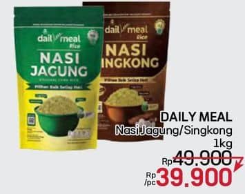 Daily Meal Eats Beras 1000 gr Diskon 20%, Harga Promo Rp39.900, Harga Normal Rp49.900