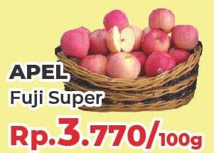Promo Harga Apel Fuji Super per 100 gr - Yogya