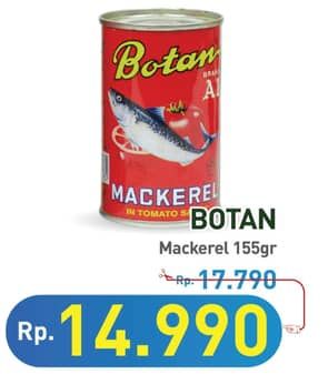 Promo Harga Botan Mackarel 155 gr - Hypermart