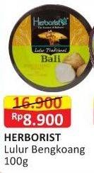 Promo Harga HERBORIST Lulur Tradisional Bali Bengkoang 100 gr - Alfamart