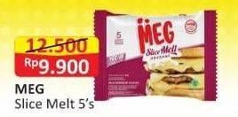 Promo Harga MEG Cheddar Slice Melt 80 gr - Alfamart