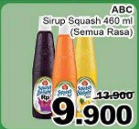 Promo Harga ABC Syrup Squash Delight All Variants 460 ml - Giant