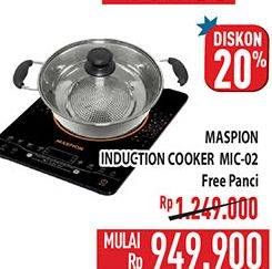 Promo Harga Maspion MIC-01 | Induction Cooker  - Hypermart