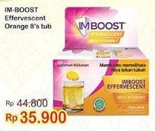 Promo Harga IMBOOST Effervescent with Vitamin C Orange 8 pcs - Indomaret