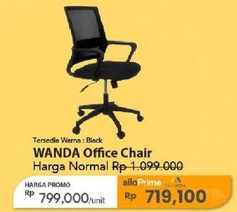 Promo Harga Wanda Office Chair  - Carrefour