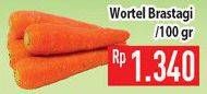 Promo Harga Wortel Berastagi per 100 gr - Hypermart