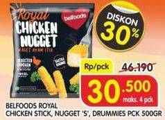 Promo Harga BELFOODS Royal Nugget 500 gr - Superindo