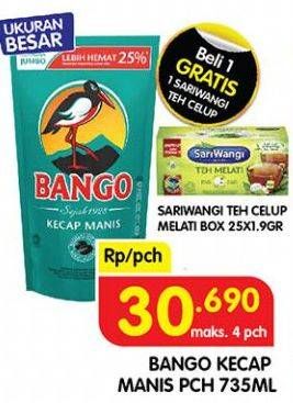 Promo Harga Bango Kecap Manis 735 ml - Superindo