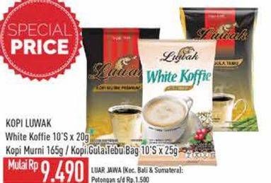 Promo Harga Kopi Luwak White Coffie 10
