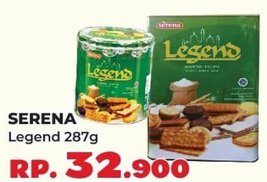 Promo Harga Serena Biskuit Legend 287 gr - Yogya