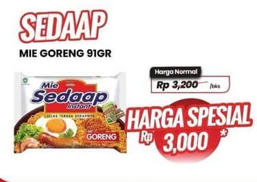 Promo Harga Sedaap Mie Goreng Original 73 gr - Carrefour