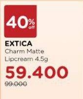 Promo Harga Extica Charm Matte Lipcream 4 gr - Watsons
