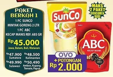 Promo Harga Sunco Minyak Goreng + ABC Kecap Manis   - Hypermart