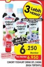 Promo Harga Cimory Yogurt Drink 250 ml - Superindo
