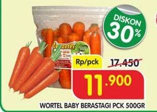 Promo Harga Wortel Baby Berastagi 500 gr - Superindo