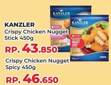 Promo Harga Kanzler Chicken Nugget Crispy Spicy 450 gr - Yogya