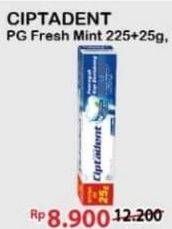 Promo Harga CIPTADENT Pasta Gigi Maxi 12 Plus Fresh Mint 250 gr - Alfamart