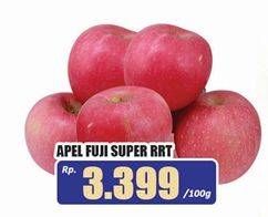 Promo Harga Apel Fuji Super RRT per 100 gr - Hari Hari