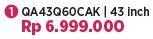 Promo Harga Samsung QA43Q60CAK  - COURTS
