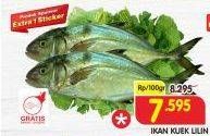 Promo Harga Ikan Kuek Lilin per 100 gr - Superindo