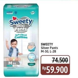 Promo Harga Sweety Silver Pants M30, L28 28 pcs - Alfamidi