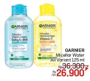 Promo Harga Garnier Micellar Water All Variants 125 ml - LotteMart