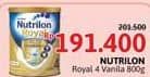 Promo Harga Nutrilon Royal 4 Susu Pertumbuhan Vanila 800 gr - Alfamidi