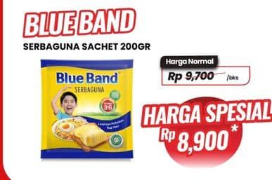 Promo Harga Blue Band Margarine Serbaguna 200 gr - Carrefour