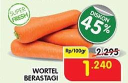 Promo Harga Wortel Berastagi per 100 gr - Superindo