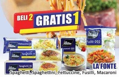 Promo Harga La Fonte Spaghetti/Fettuccine/Fusilli/Macaroni  - Hari Hari