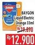 Promo Harga BAYGON Liquid Electric Orange Blossom 33 ml - Hypermart