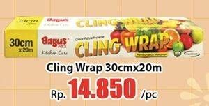Promo Harga Bagus Cling Wrap 30x20cm  - Hari Hari