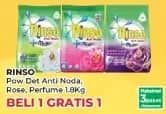 Promo Harga Rinso Anti Noda Deterjen Bubuk + Molto Classic Fresh, + Molto Pink Rose Fresh, + Molto Purple Perfume Essence 1800 gr - Yogya