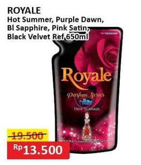 Promo Harga So Klin Royale Parfum Collection Hot Summer, Purple Dawn, Blue Sapphire, Pink Satin, Black Velvet 650 ml - Alfamart