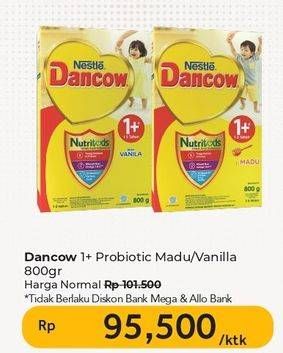 Promo Harga Dancow Nutritods 1+ Madu, Vanila 800 gr - Carrefour