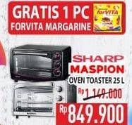 Promo Harga SHARP/MASPION Oven Toaster 25Lt  - Hypermart