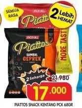 Promo Harga Piattos Snack Kentang All Variants 68 gr - Superindo