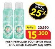 Promo Harga POSH Hijab Perfumed Body Spray 150 ml - Superindo