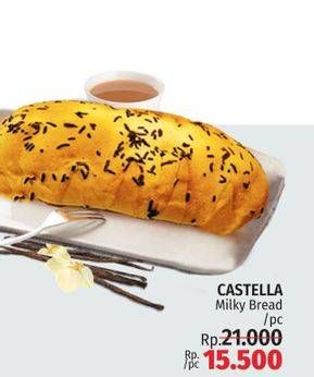Promo Harga Castella Milky Bread  - LotteMart