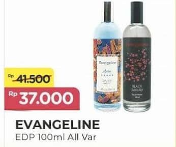 Promo Harga Evangeline EDP Selection All Variants 100 ml - Alfamart