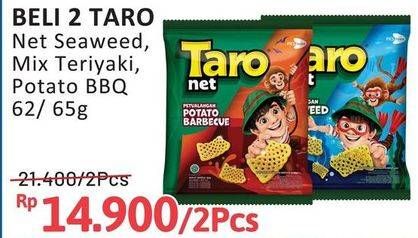 Promo Harga Taro Net Seaweed, Mix Teriyaki Barbeque, Potato BBQ 65 gr - Alfamidi