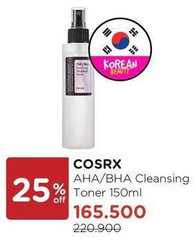 Promo Harga COSRX AHA/ BHA Clarifying Treatment Toner 150 ml - Watsons