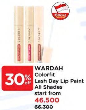 Promo Harga Wardah Colorfit Last All Day Lip Paint All Variants 4 gr - Watsons
