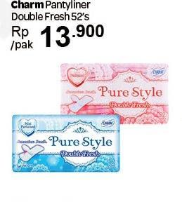 Promo Harga Charm Pure Style Double Fresh Parfume 52 pcs - Carrefour
