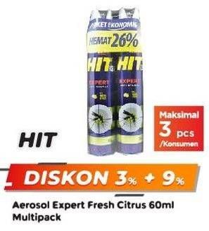 Promo Harga HIT Aerosol Expert Citrus 675 ml - Yogya